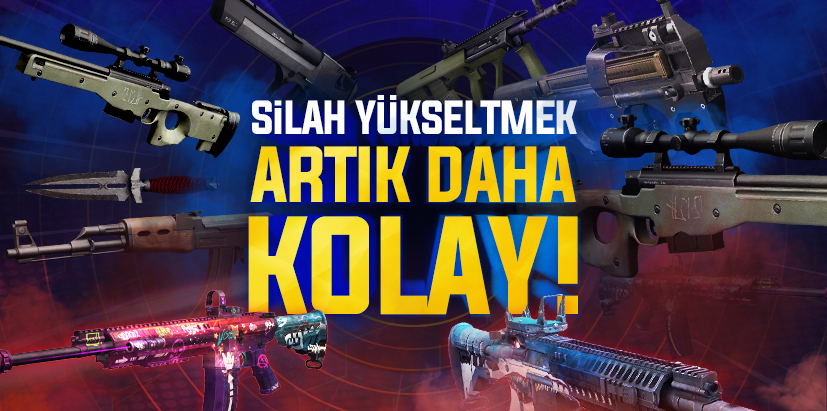 NOW IT IS EASIER TO UPGRADE YOUR WEAPONS!